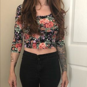 Floral Crop Top